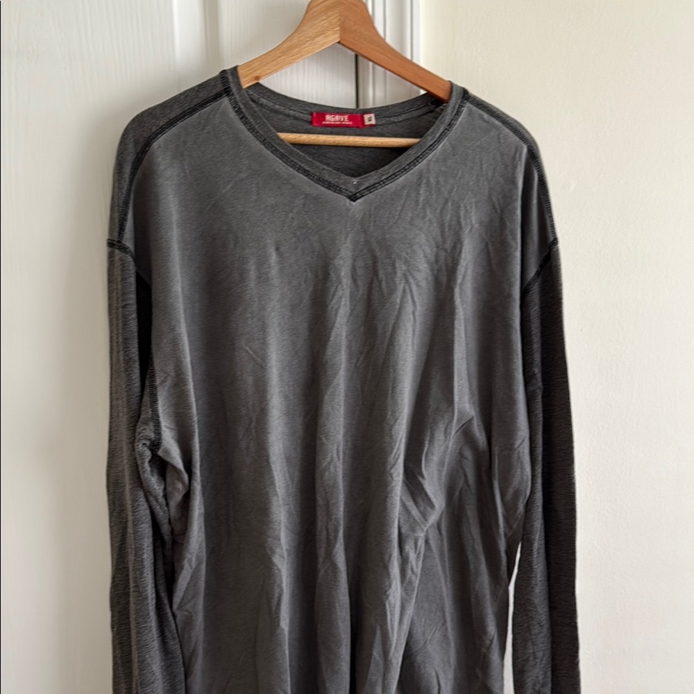Agave Charcoal Long Sleeve Shirt